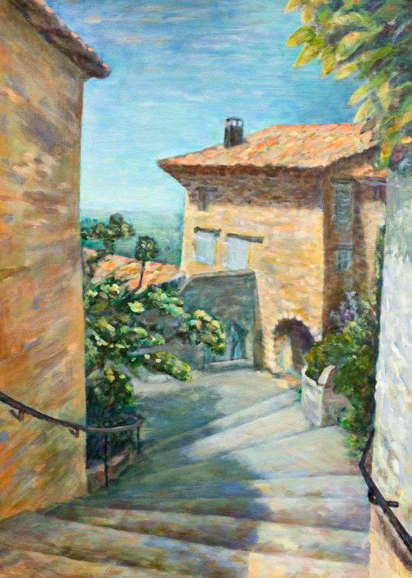 Gemälde Frankreich Provence